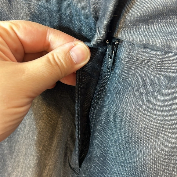 Size 14 Talbots signature cotton blend gray dress pants - Picture 4 of 7